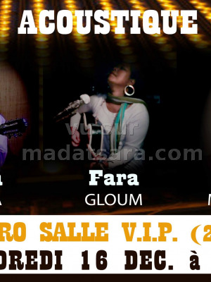Mbola Talenta‍, Fara Gloum‍ & Orad Manalina‍ cabaret au Restaurant Telozoro‍