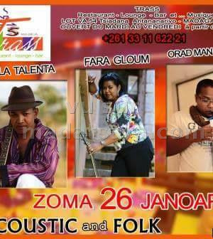 Mbola Talenta‍ , Fara Gloum‍ , Orad Manalina‍ en concert au TRASS Tsiadana‍