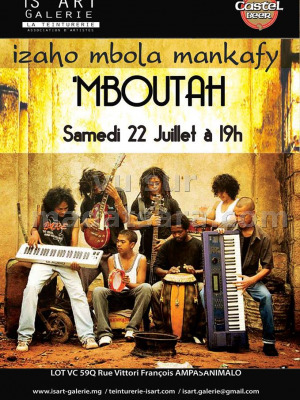 Mboutah‍ en concert Is'Art Galerie‍