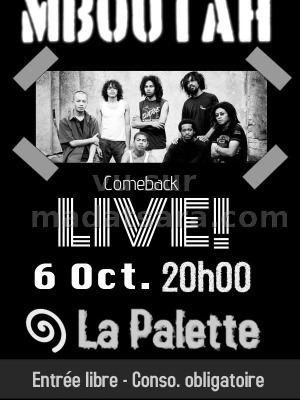 Mboutah‍ en live La Palette Antsirabe‍