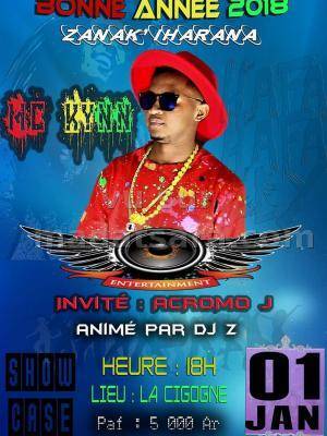 Mc Kynn en show case La Cigogne