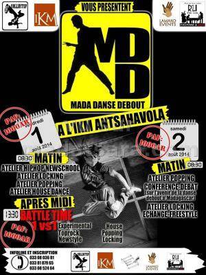 1 Août : Atelier hiphop news school, Atelier locking, Atelier popping, Atelier house dance.
2 Aoû