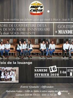 Med's Choir 10e anniversaire Hopital HJRA