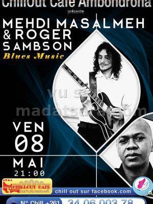 Mehdi Masalmeh et Roger Sambson en concert au Chillout Café Ambondrona