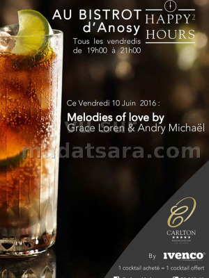 Melodies of love by Grace Loren & Andry Michaël - Bistrot Anosy