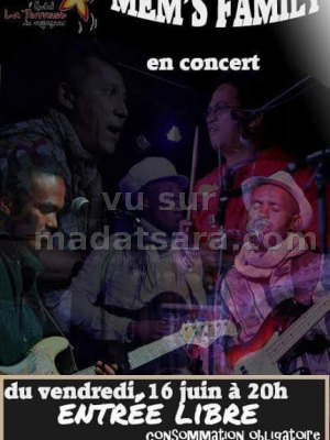 Mem's Family‍ en concert - Terrasse du voyageur Antsiranana‍