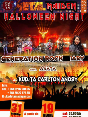 Metal Maiden Halloween night 3è édition - Iary‍ - Guest: Akata - Kudeta urban Club‍