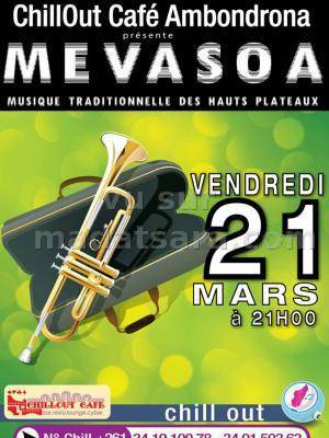 Mevasoa en concert au Chillout Café Ambondrona