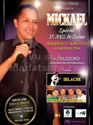 Mickael Spécial 15 ans de scène au restaurant Telozoro Andrefan'Ambohijanahary