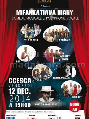 Mifankatiava ihany - Comédia musicale et Polyphonie vocale au CCESCA avec Telo Sy Telo, La Chorale,