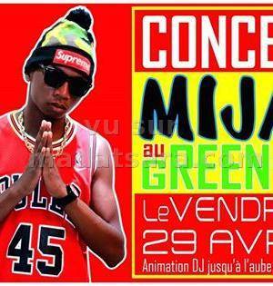 MIjah en concert au Green's Club