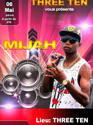 Mijah en concert au Three Ten