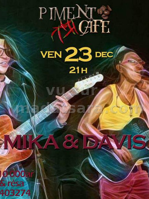 Mika‍ & Davis en concert au Piment Café Behoririka‍