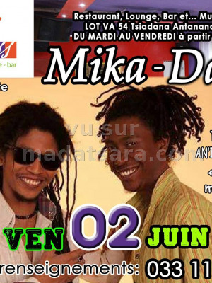 Mika‍ & Davis‍ en concert au TRASS Tsiadana‍