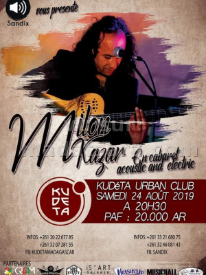 Milon Kazar‍ en cabaret acoustic and electric - Kudeta urban Club‍