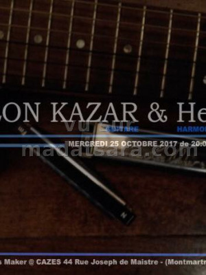 Milon Kazar & Herry en concert - Cazes Paris 18e