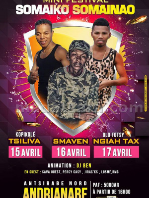 Mini festival Somaiko Somainao avec Smaven‍ , Ngiah Tax Olo Fotsy‍  - Andrianabe Antsirabe Nord