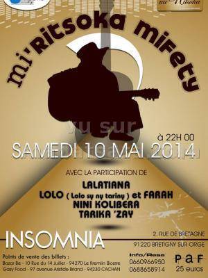 Mi'Ritsoka mifety avec Lalatiana, Lolo et Farah, Nini Kolibera, 'Zay au Insomnia