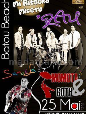 Mi'Ritsoka mifety avec 'Zay, Samoëla, Momota au Batou Beach