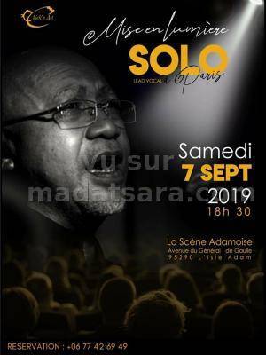 Mise en lumière Solo Andrianasolo La Scene Adamoise