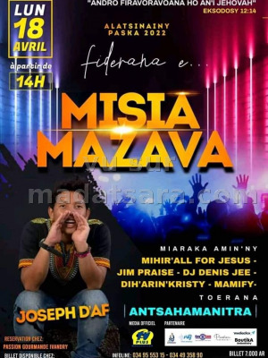 Misia mazava - Joseph d'AF‍ - Mihir'All For Jesus‍ Jim Praise‍ Dih'arin'Kristy‍ Mamifi‍ - Antsahamanitra‍
