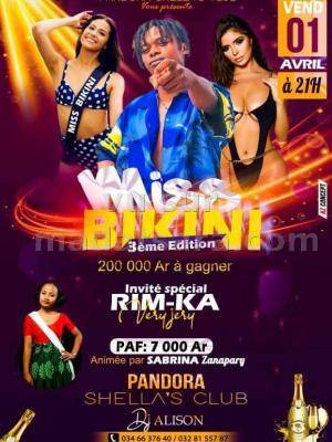 Miss Bikini 3ème édition Pandora Shella's