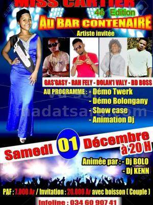 Miss cartier 4e édition Bar Container