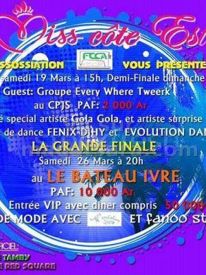 Miss Cote Est la grande finale au Bateau ivre