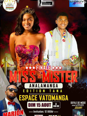 Miss et mister Analamanga Edition Tana - Espace Vatomanga‍