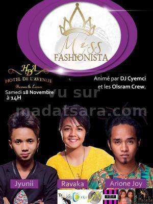 Miss fashionista animés par Jyunii, Ravaka, Arione Joy - Hotel de l'Avenue (HDA) Analakely