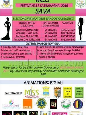 Miss Festivanille Satrahagna 2016 à Sava avec Big MJ