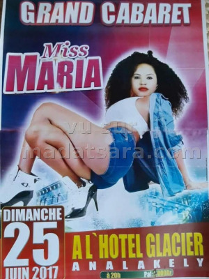 Miss Maria‍ en concert - Le Glacier Analakely‍