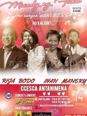 Mivady ny fitia Bodo, Inah, Rija ramanantoanina, Mahery CCESCA Antanimena