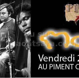 Moajia en concert au Piment Café Behoririka