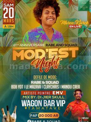 Mod'Est Night Marco klarck wagon Bar Vip