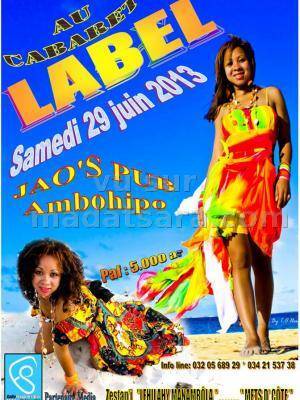 Monica Label en cabaret au Jao's Pub
Quelques vidéos de Label
[videos artiste=label]