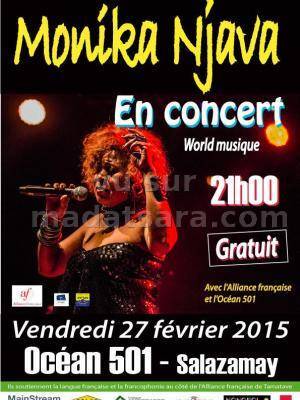 Monika Njava en concert à l'Océan 501 Salazamay
