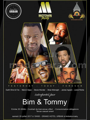 Motown party interprétés par Bim‍ & Tommy‍ - Grand Hôtel Urban Ambatonakanga‍