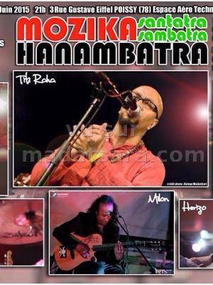 Mozika santatra sambatra hanambatra avec Titi Raha, Milon, Herizo, Iantra et Riana à Poissy