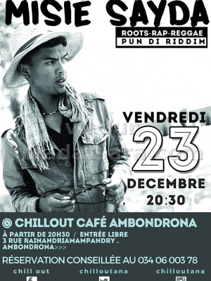 Mr Sayda‍ en concert au Chillout Café Ambondrona‍
