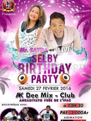 Mr Sayda en live Selby birthday Party au Ak Dee Mix Club Ankadivato