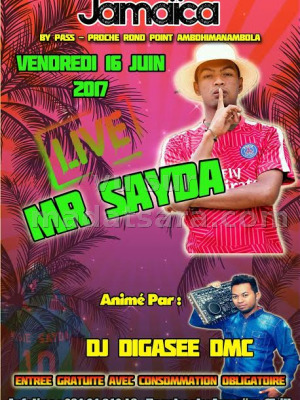 Mr Sayda‍ en show case au Jamaica By Pass‍