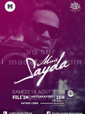 Mr Sayda en show case Fili'In Antsakaviro