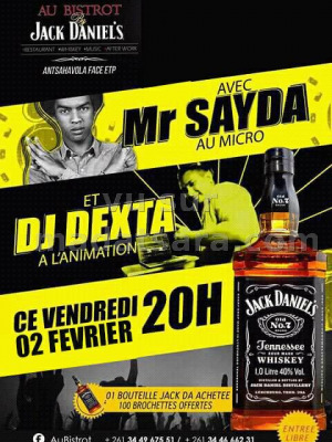Mr Sayda‍ et Dj Dexta au Bistrot Antsahavola‍