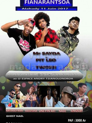 Mr Sayda‍ , Pit Leo‍ & Twokii‍ - Espace Andry Tsianolondroa‍