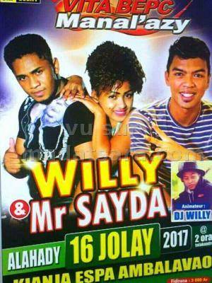 Mr Sayda & Willy en concert manal'azy vita bepc Ambalavao