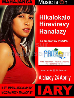 Music is on Iary - Fami Resort Hotel Restaurant Route d'Amborovy