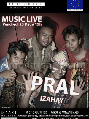 Music live avec Pral'Hay‍ Is'Art Galerie‍