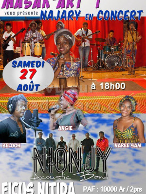 Najary en concert au Ficus Nitida