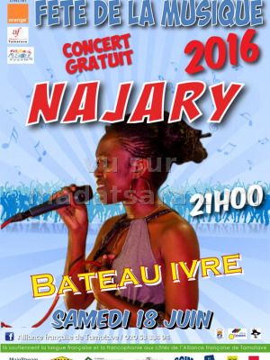 Najary en concert fête de la musique Alliance Française de Tamatave